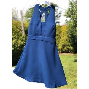 NWT - Axara Paris Navy Dress